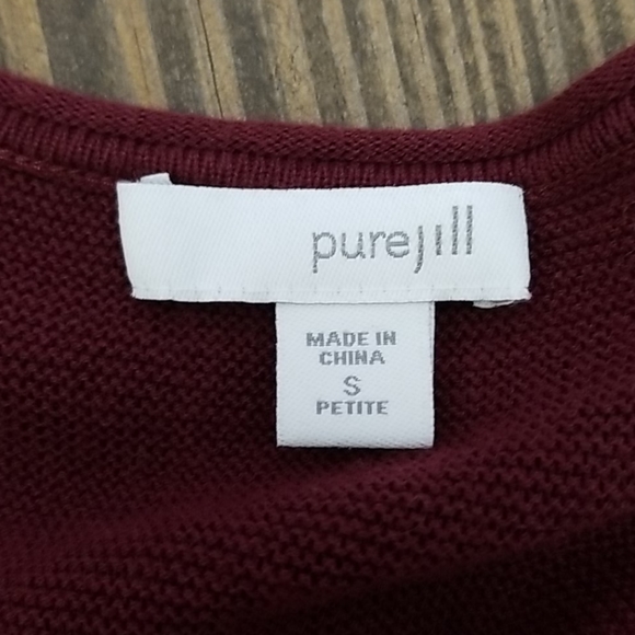 J. Jill Pure Jill Long Sleeve Knit Top Small - Picture 3 of 4